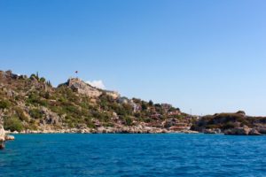 Kekova Tyrkiet, unikke steder i Tyrkiet, den sunkne by, bådture i Tyrkiet, Tyrkiet bådture