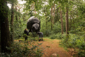 Deep forest land, Deep art land, kunst skov, monster i skoven, herning seværdighed, kunst i skov, skulptur skov,