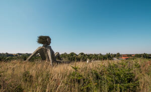 trolde i mørke, Thomas Dambo, Thomas Dambo trolde i Jylland, Trolde i Jylland, træ trolde i jylland, Ben Chiller, Mørkemanden, Trolden sigurd, trollmap, skupture af trolde, trold på bil, træ trold på bil, Northside trold,