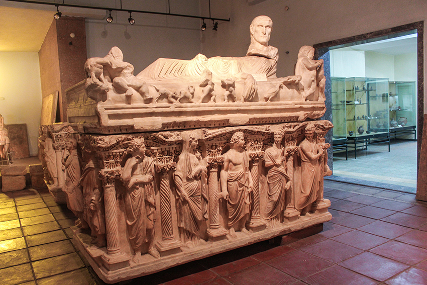 Konya arkæologiske museum, arkæologiske museum Tyrkiet, sakofag, tyrkiske sakofag, tyrkisk kirste