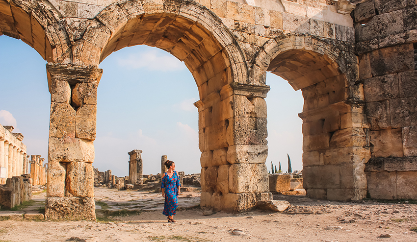 Hierapolis, Hierapolis ruiner, ruinerne i Hierapolis, Pamukkale ruiner, Pamukkale Hierapolis, Danish travel blog, Rejseblog, Rejseblog dansk