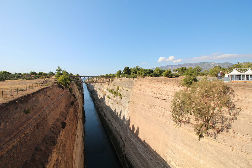 Korinthkanalen, Korinth kanalen, kanal i grækenland, græsk halvø, kanal i Grækenland