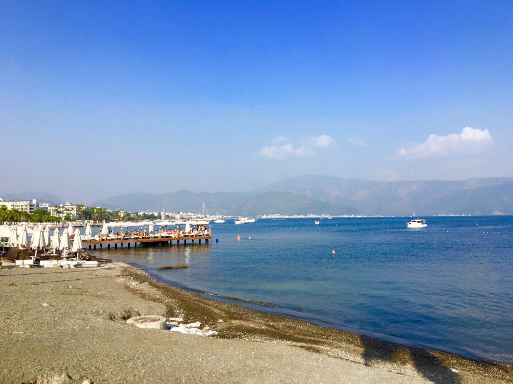 Marmaris strand, strande i Marmaris, de bedste strande i Tyrkiet, strande i Tyrkiet, oplevelser i marmaris, seværdigheder i marmaris