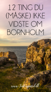 Gudhjem Bornholm, oplevelser i Gudhjem, hvad skal man se i Gudhjem, sjove fakta om Bornholm, Bornholm solnedgang, solnedgang på Bornholm