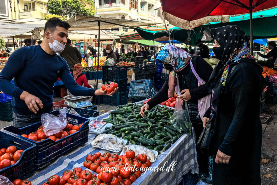 tyrkisk svigermor, Alanya bazar, hverdagen i Alanya, Dansker i Tyrkiet, Dansk i Alanya, dansk tyrkisk parforhold, tyrkiske sælgere,