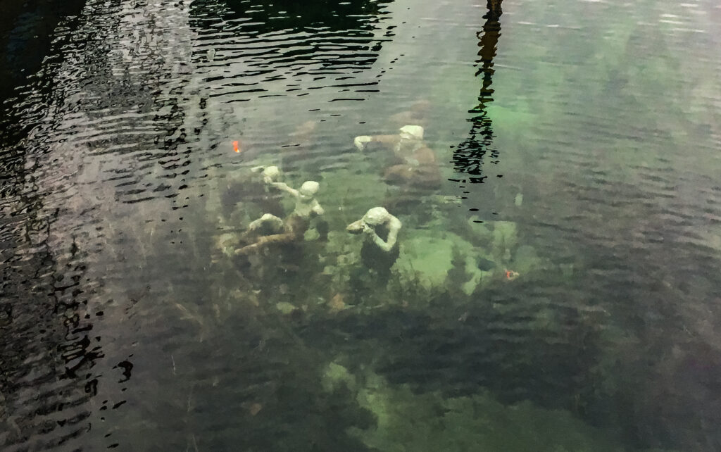 Agnete og Havmanden, Undervandsskulptur, højbro statue, statuer i kanalen
