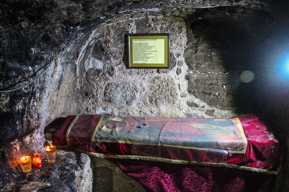 Skt. Barnabas kirke, Skt. Barnabas grav, graven for skt barnabas, oplevelser på Nordcypern, Oplevelser i famagusta