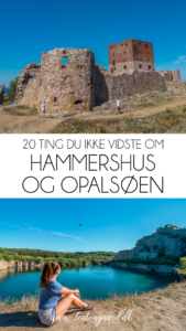 Hammershus, Hammershus Bornholm, seværdigheder på Bornholm, de bedste oplevelser på Bornholm, Opalsøen, Søen på Bornholm, Gamle granit brud, Granit brud sø på Bornholm, Badesteder på Bornholm, Klatring på Bornholm, tovbane på Bornholm, Bornholm oplevelser, rejseguide til Bornholm, Danske slotsruiner, slotsruiner i Danmarks, Danmarks største slotsruin, Nordeuropas største slotsruin