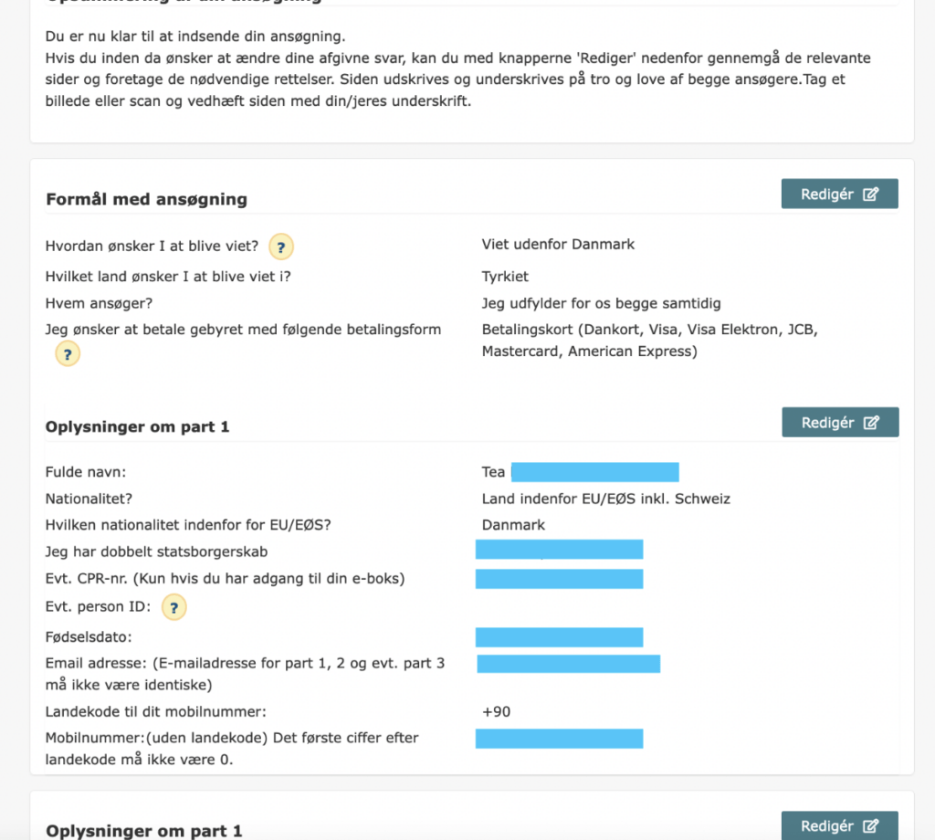 prøvelsesattest, ægteskabsattest, gift i Tyrkiet, Gift i udlandet