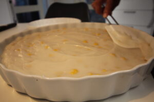 Filippinsk kokos og majs dessert, Maja Blanco, fillippinsk dessert, fillippinsk kokosdessert, udenlandske desserter, asiatiske desserter, Maja Blanco dessert, Maja Blanco kokosdessert