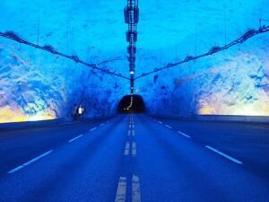 verdens længste vejtunnel, Lærdals tunnelen, Lærdas tunnel, sjove fakta om Norge, intressante fakta om Norge
