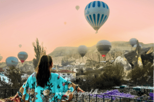 Kappadokien, instagram spots Kappadokien, cappadocia instagram spot, Kappadokien guide, dalene i Kappadokia, steder man skal se i Kappdokien, unikke steder i Tyrkiet, Oplevelser i cappadocia, seværdigheder i kappadokien, Luftballon i Tyrkiet, Cappadocia luftballon, luftballon Tyrkiet, oplevelser i cappadocia, unikke landskaber i vernde, vulkansk landskab, hvor kan man flyve i luftballon, perfekte luftballon billede i Kappadokien
