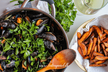 Moules Marinieres, blåmusling gryde, belgiske musling gryde, gryderet med muslinger, udenlandske opskrifter, opskrifter på udenlandske retter, mad med blåmuslinger, opskrifter med blåmuslinger, spændende opskrifter, musling gryde, udenlandske gryderetter, belgiske muslinger, Moules Marinieres opskrift, Belgiske Moules Marinieres, belgiske opskrifter, opskrifter på belgisk mad,