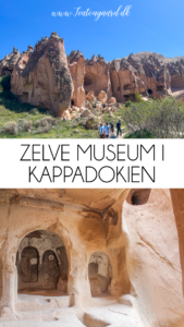 Zelve Open Air Museum i Kappadokien, historisk huleby i vulkansk klippelandskab, seværdigheder i Cappadocia, oplevelser i det centrale Tyrkiet, gamle boliger og kirker hugget i sten, forladt klippeby med autentisk atmosfære, kulturarv og byzantinsk historie, fe-skorstene og huleformationer, kristen og muslimsk sameksistens, naturoplevelser og arkæologi, must-see i Kappadokien, stemningsfuldt frilandsmuseum, historisk liv i klippehuler, skjulte dale og grotter i Anatolien.